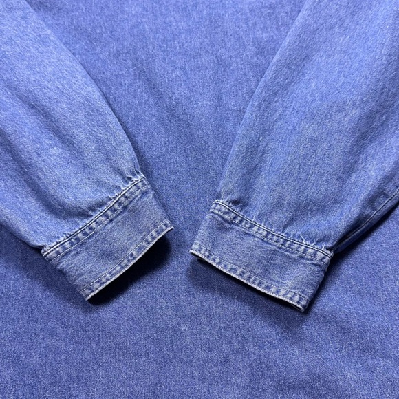 Vintage Bobbie Brooks Denim Shirt Fall Harvest Embroidered Countrycore - Picture 9 of 15